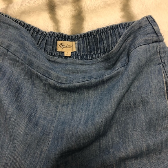 Madewell chambray pull on pants - Picture 5 of 6